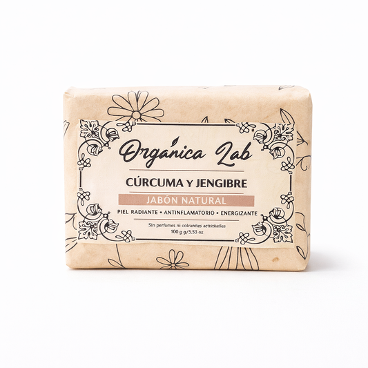 JABÓN DE CÚRCUMA Y JENGIBRE