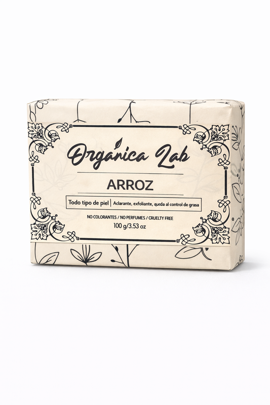 JABÓN DE ARROZ Y CONCHA DE NÁCAR