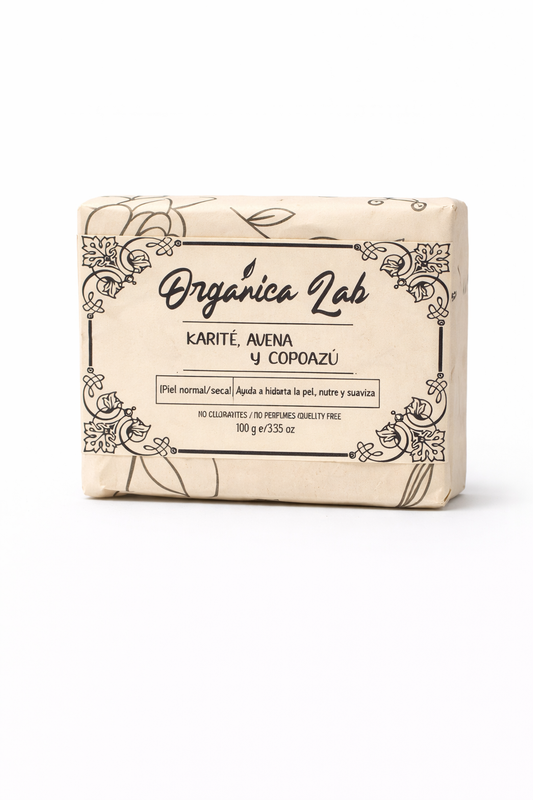 JABÓN DE MANTECA DE KARITÉ Y AVENA